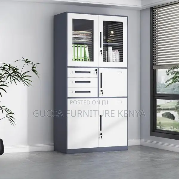 Modern 2-door Filling Cabinet With Safe