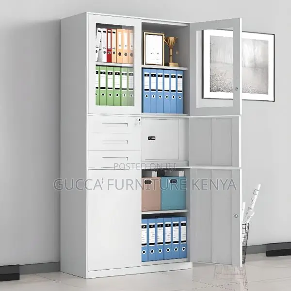 Modern 2-door Filling Cabinet With Safe