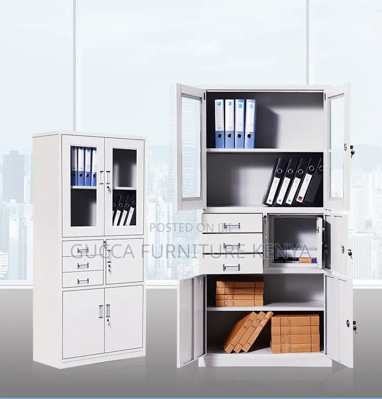 Modern 2-door Filling Cabinet With Safe
