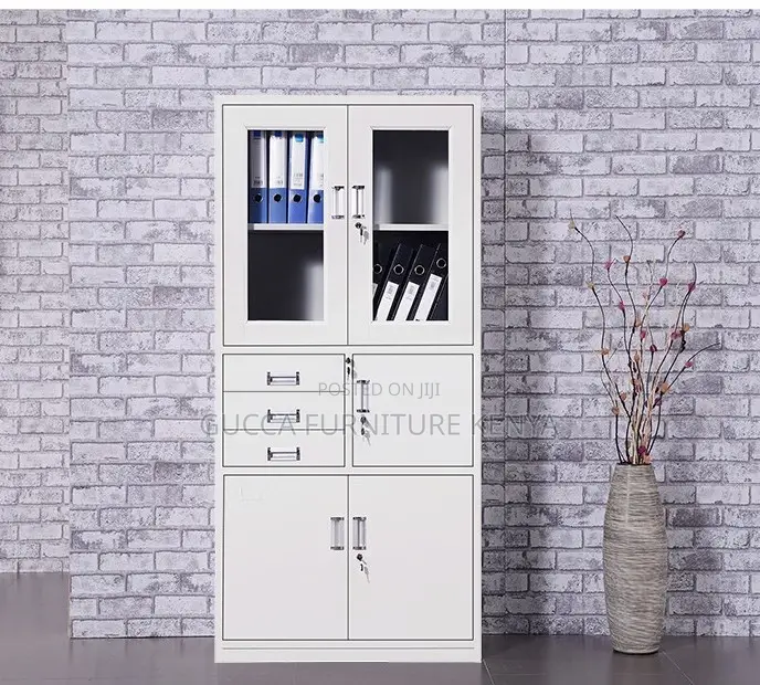 Modern 2-door Filling Cabinet With Safe