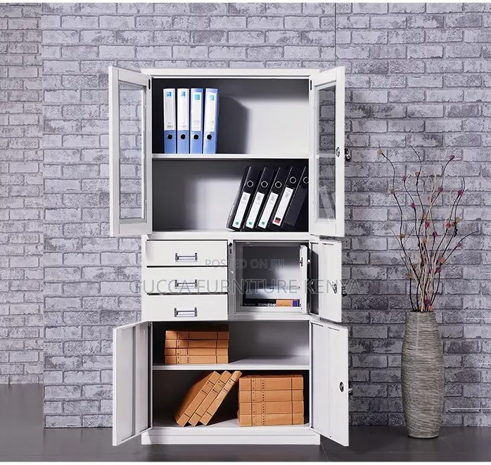 Modern 2-door Filling Cabinet With Safe