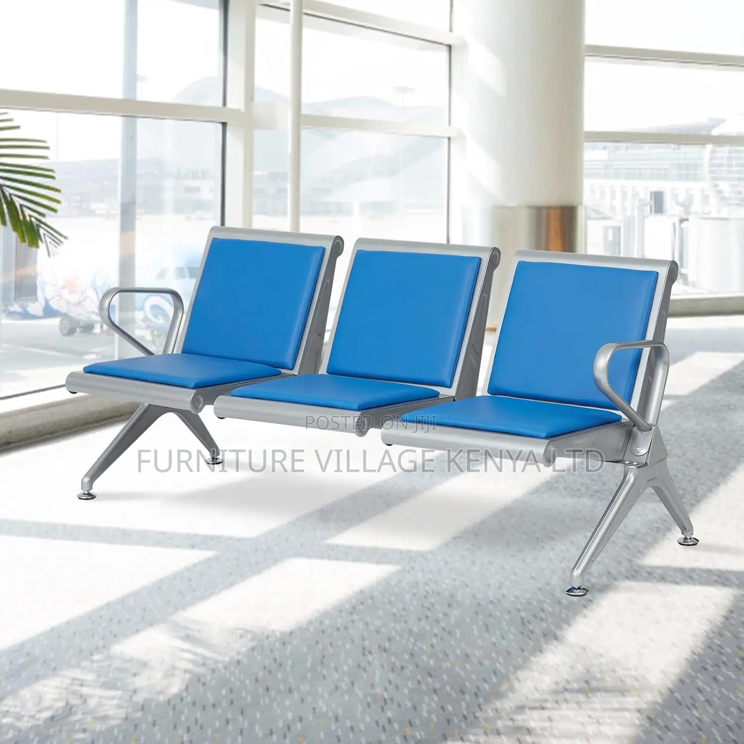 3 Seater Office Reception Bench