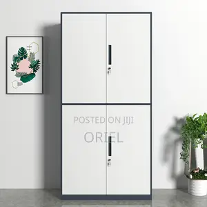 Office Cabinet : 4-Door Steel Office Modern Cabinet