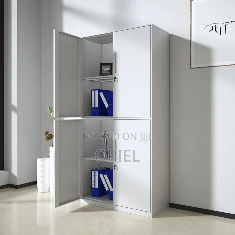 Office Cabinet : 4-Door Steel Office Modern Cabinet