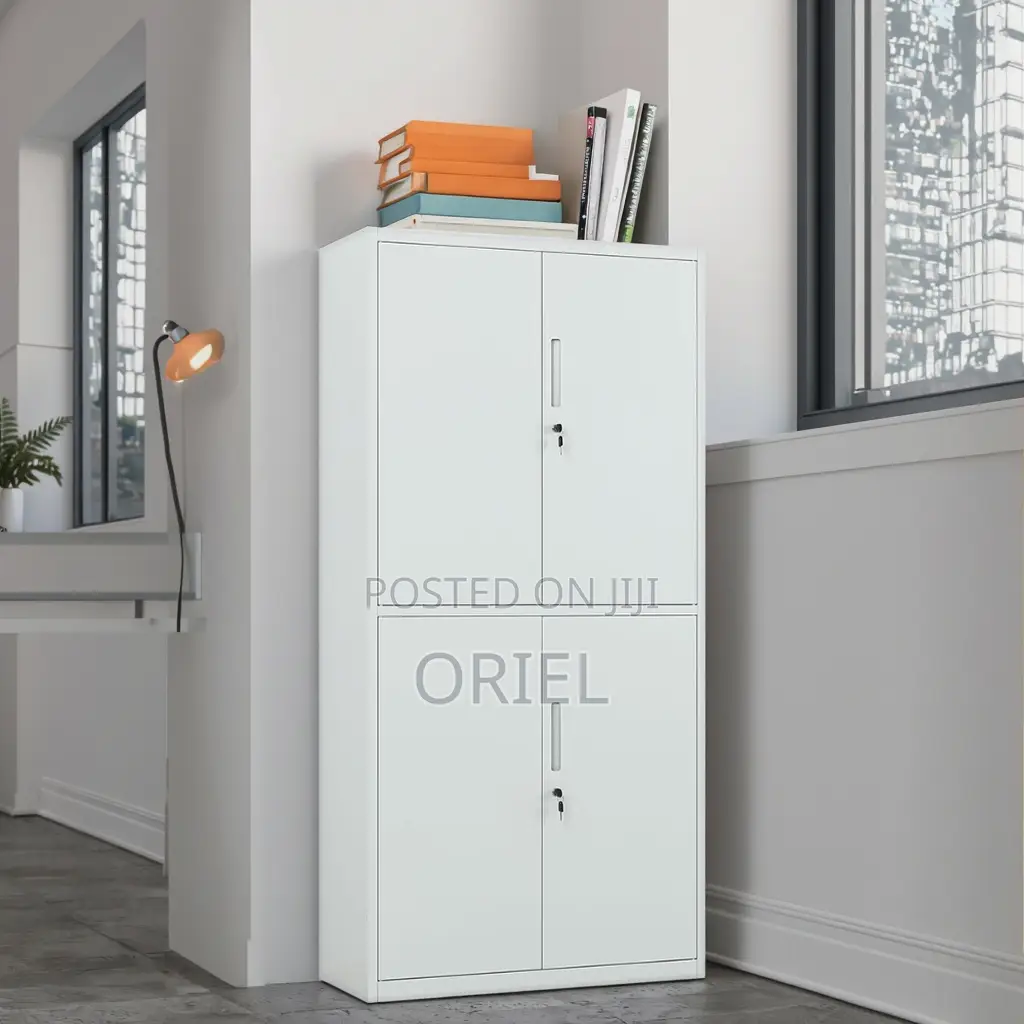 Office Cabinet : 4-Door Steel Office Modern Cabinet