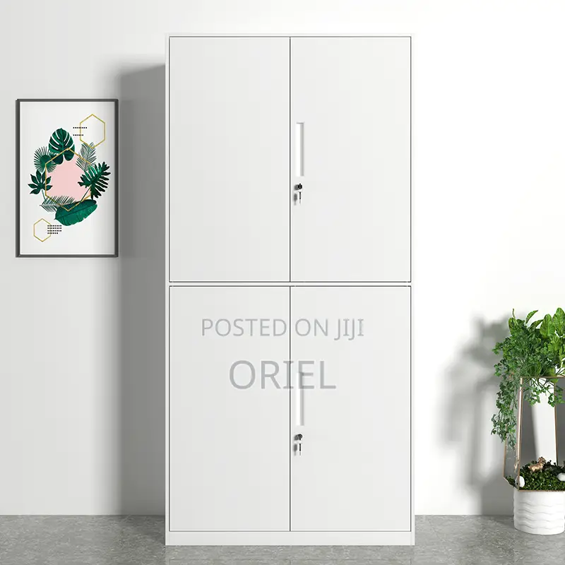 Office Cabinet : 4-Door Steel Office Modern Cabinet