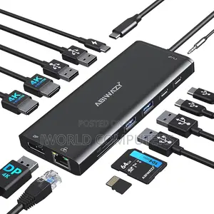 Lightwave (Lw-Dock-61a) Station 3 Usb C / Hdmi/Rj45
