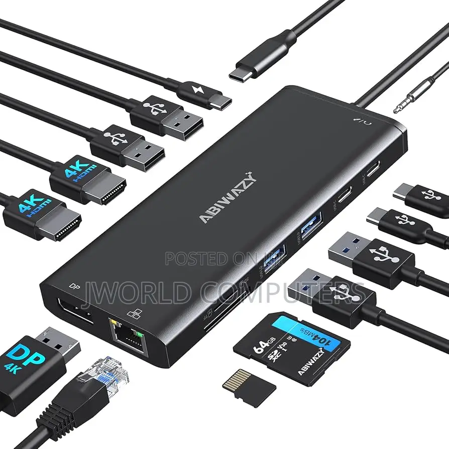 Lightwave (Lw-Dock-61a) Station 3 Usb C / Hdmi/Rj45