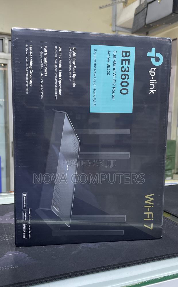 Tp-Link Be3600 Wireless Dual Band Gigabit Wi-Fi 7 Router -Archer Be220
