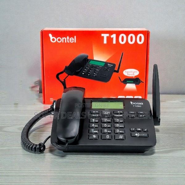 Bontel GSM Landline Phone With Inbuilt Battery for Home Office