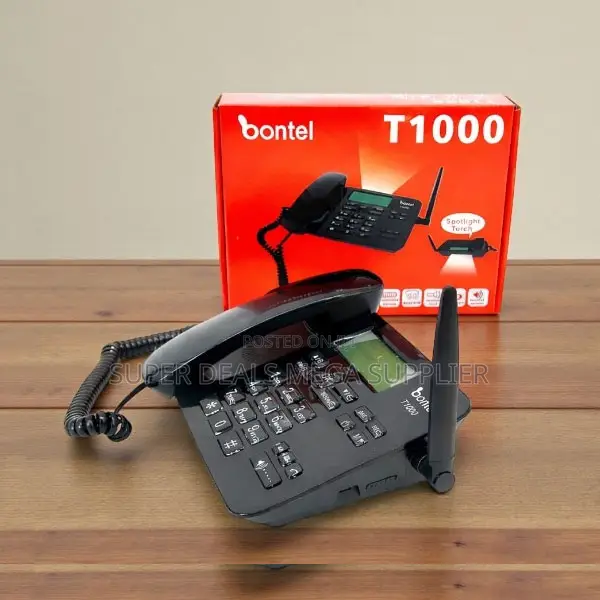 Bontel GSM Landline Phone Crystal Clear Voice Loud Speaker