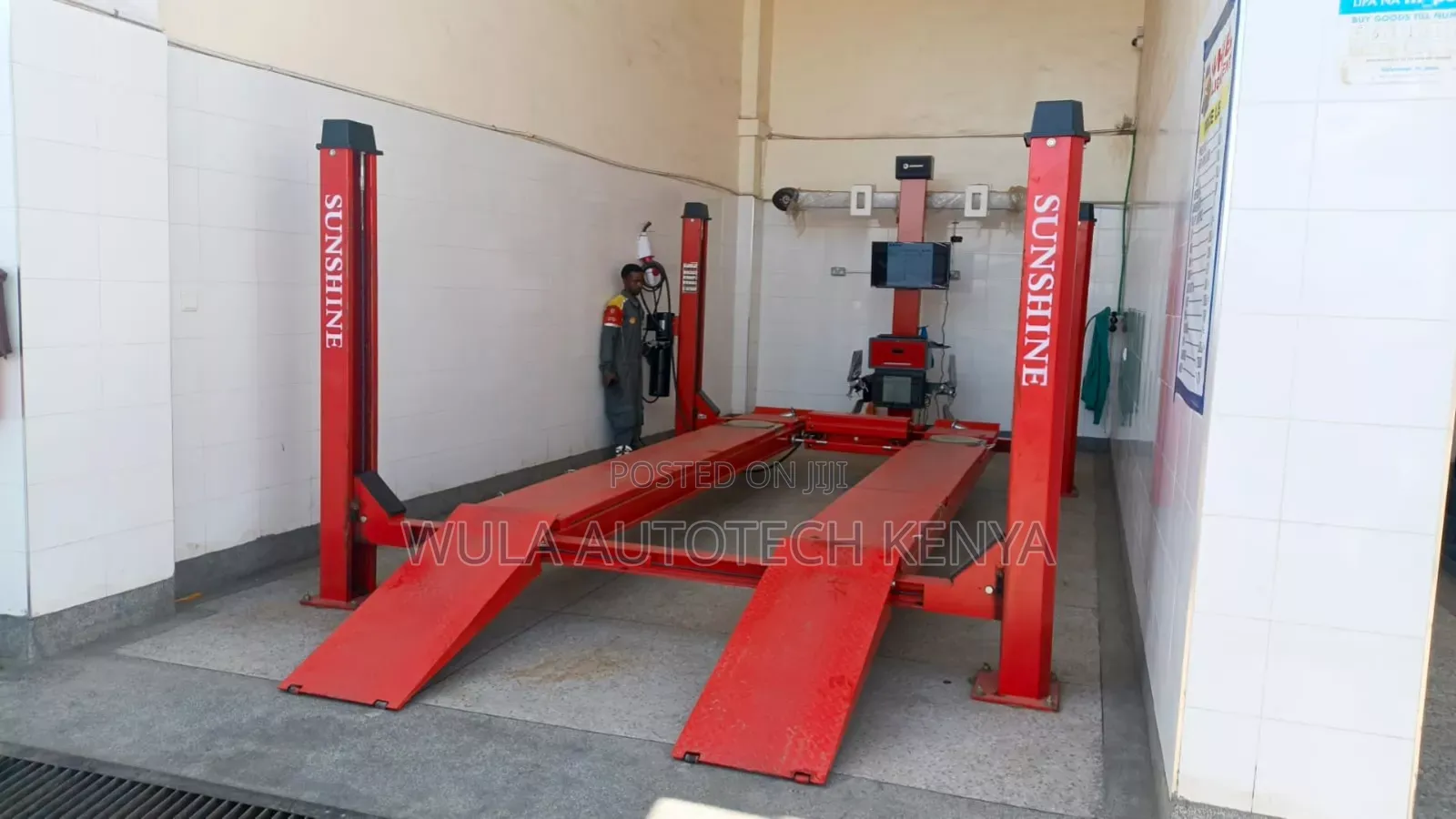 Heavy Duty Four Post Lift Best Quality Sunshine Italy
