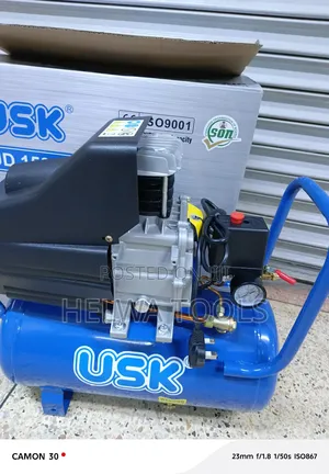 Usk Air Compressor 25 Litres/1500w/2.0 Hp