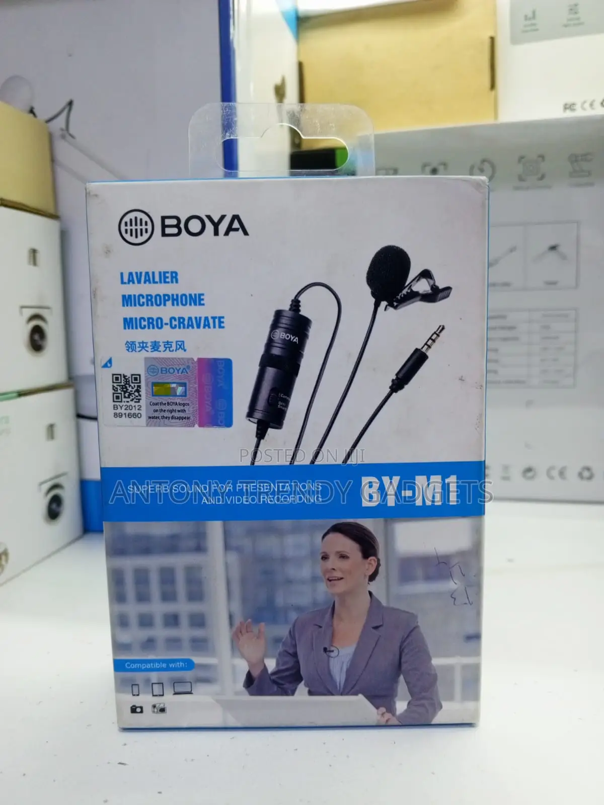 Professional Boya by-M1 Lapel Mic 3.5mm Jack