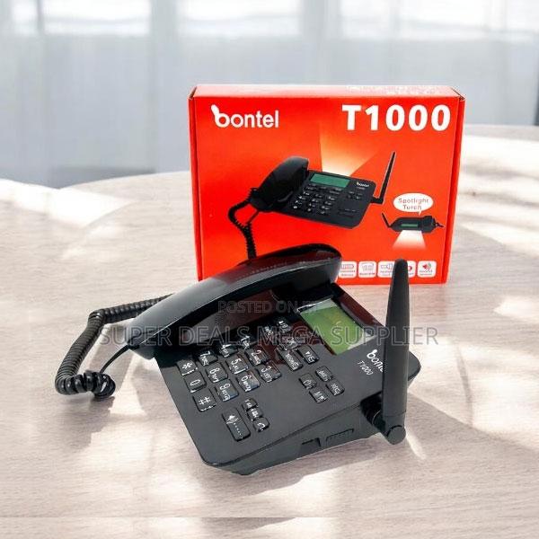 Bontel T1000 GSM Fixed Landline Phone Long Battery Backup
