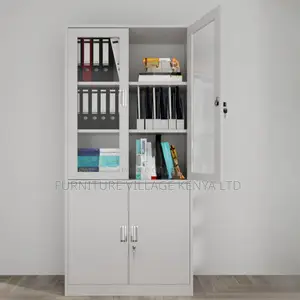 2-door Metallic Office Storage Cabinet