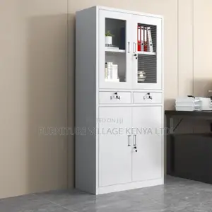 2-door Metallic Office Storage Cabinet