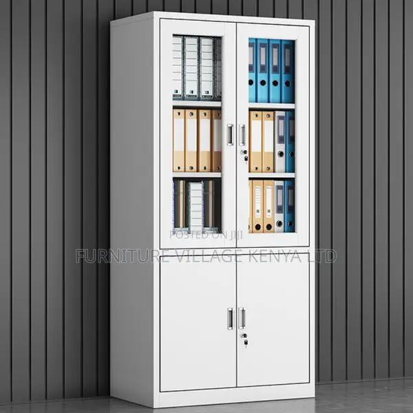 2-door Metallic Office Storage Cabinet