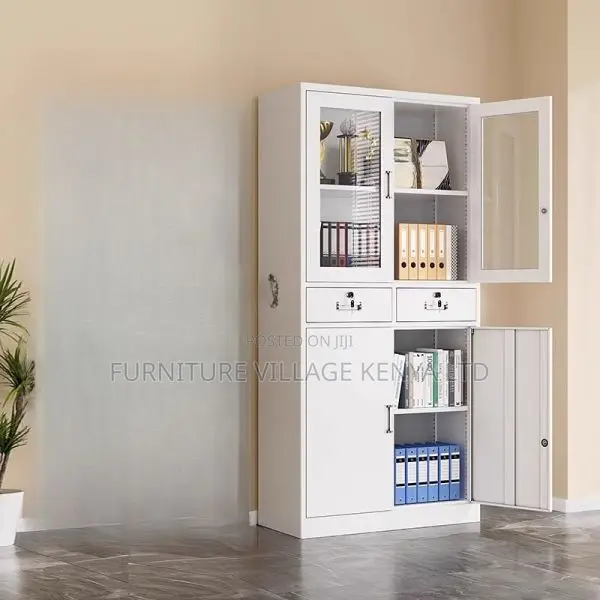 2-door Metallic Office Storage Cabinet