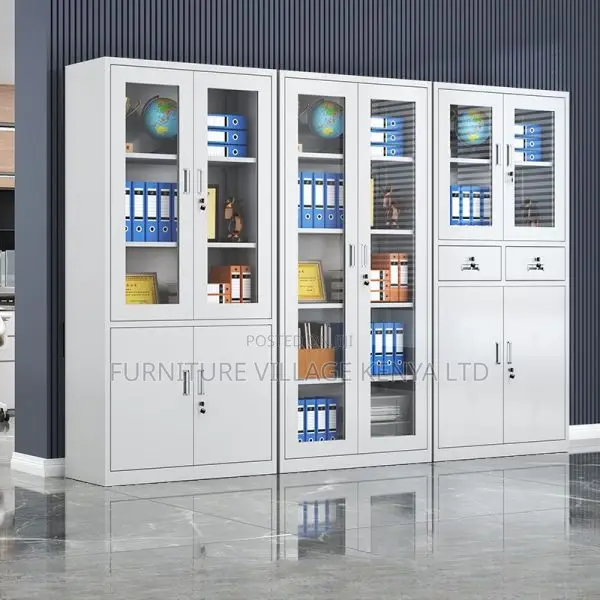 2-door Metallic Office Storage Cabinet