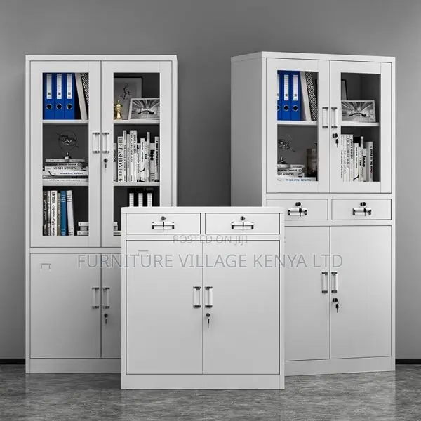 2-door Metallic Office Storage Cabinet