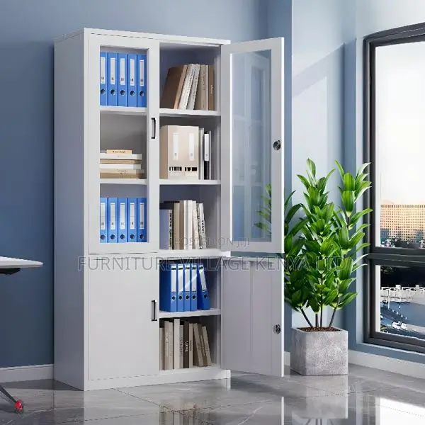 2-door Metallic Office Storage Cabinet