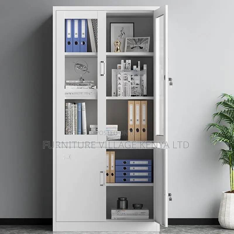 2-door Metallic Office Storage Cabinet