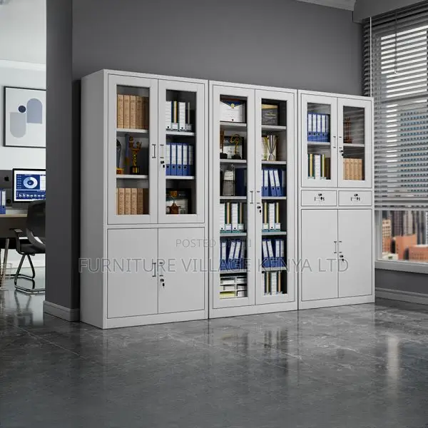 2-door Metallic Office Storage Cabinet