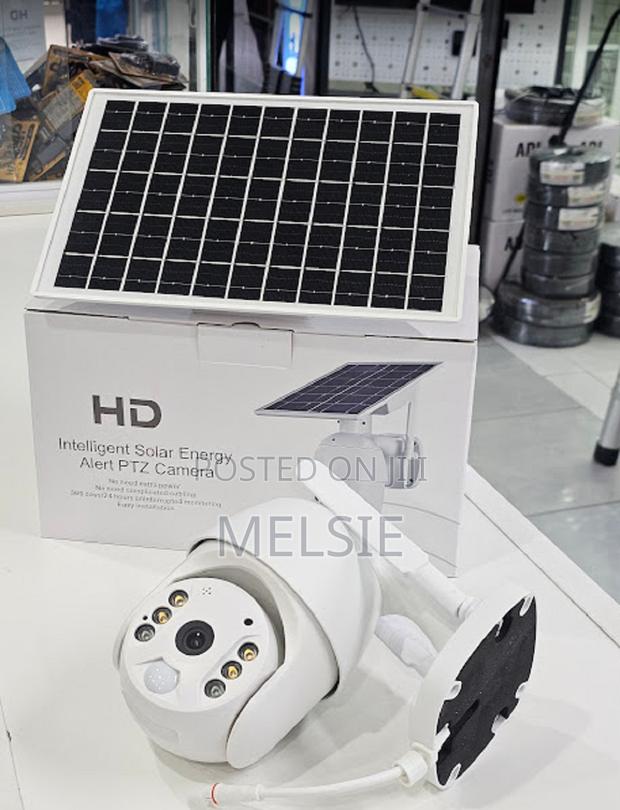 Solar Powered 4g GSM PTZ 360 Camera Ubox Security Camera - main view