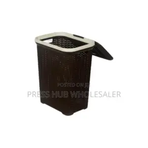 Plastic Laundry Basket With a Lid