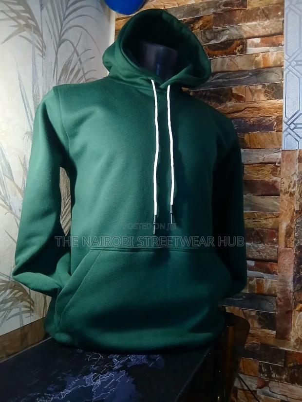 Heavy Material Plain Hoodies - thumbnail 6