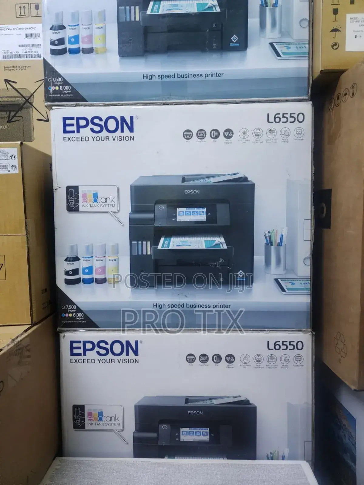 Epson Ecotank L6550 Print Scan Copy Wifi Duplex Adf