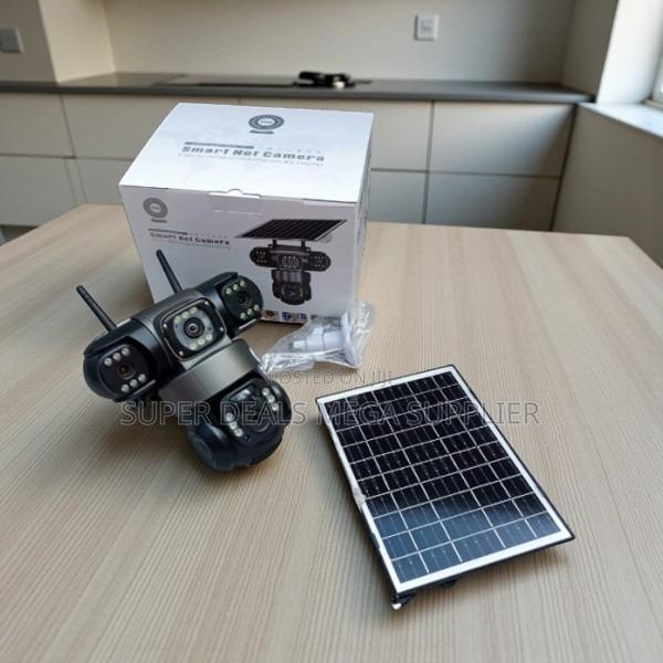 V380 Pro 20mp 4g PTZ Reliable Performance Triple Lens Solar Camera