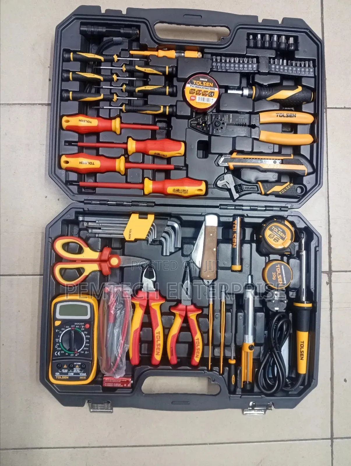 Tolsen 66-Piece Electrician Tool Set (P/N 85310).