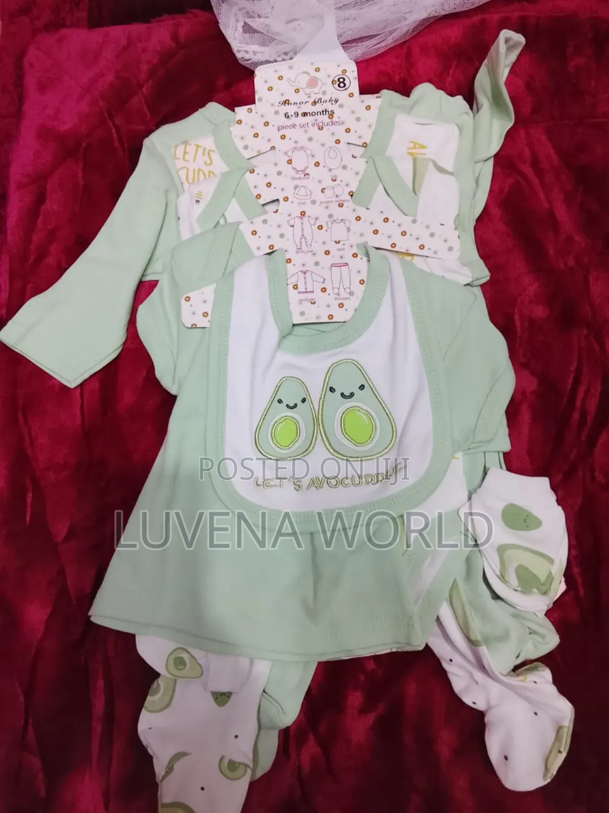 Green 8 Piece Receiving Set