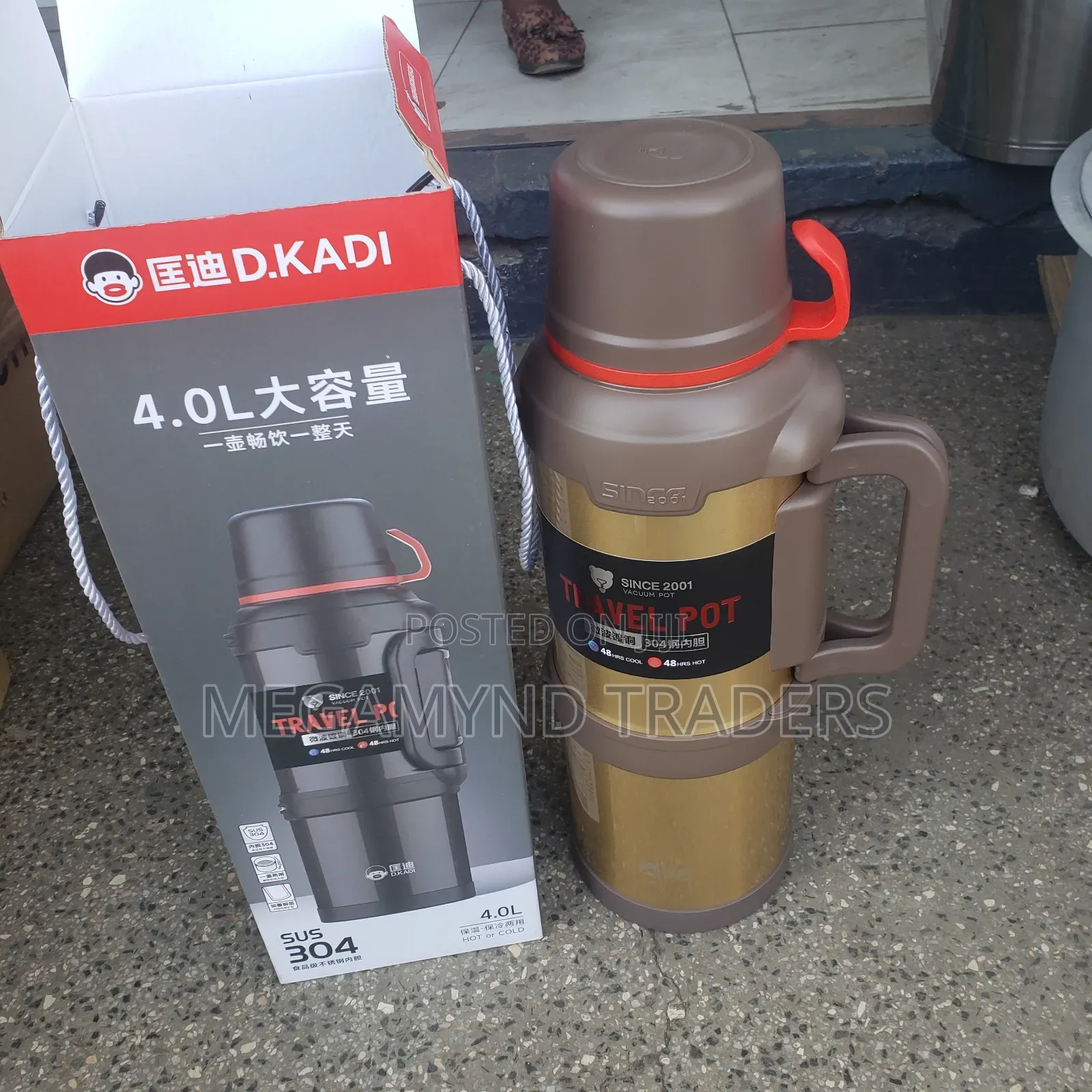 4 LTR Stainless Steel Flask