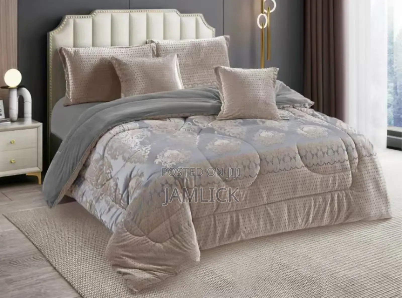 Brown Silk Duvet Set – 6×7 - Pt