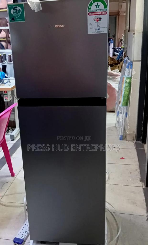 Silver Hisense 154l Double-Door Refrigerator (Model Ref154dr). - main view