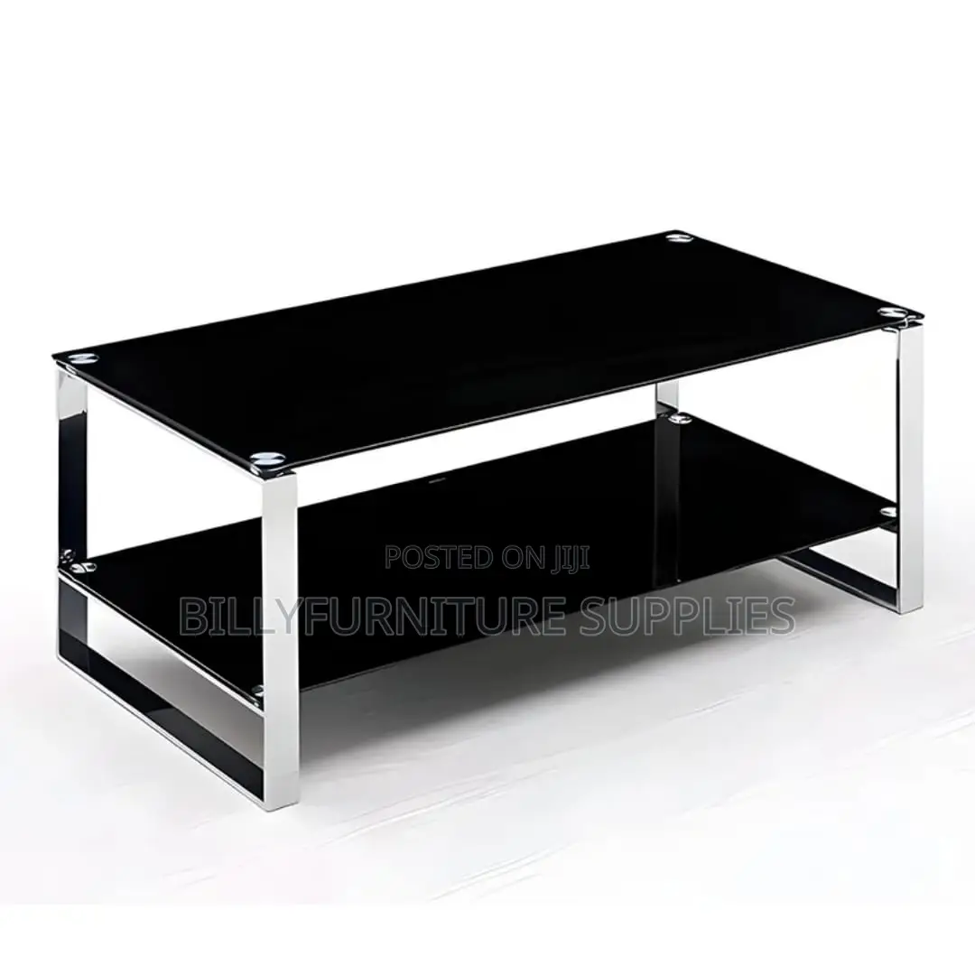 Glass Top Executive Coffee Table for Office