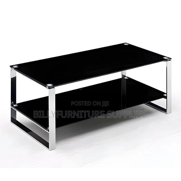 Glass Top Executive Coffee Table for Office