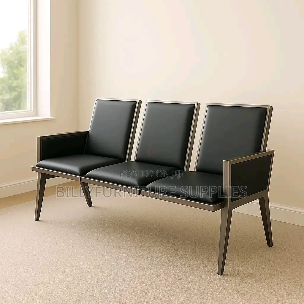 Heavy Duty 3 Linked Visitors Bench Nairobi – Waiting Area Seating