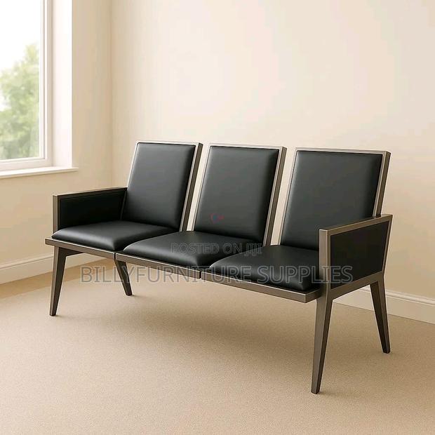 Modern 3 Link Visitors Bench for Offices