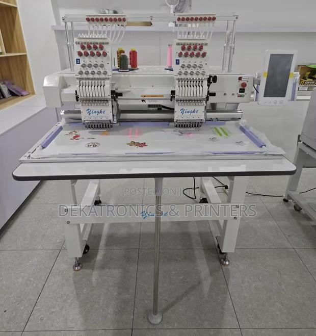 2 Heads 9 Needles Embroidery Machine - main view