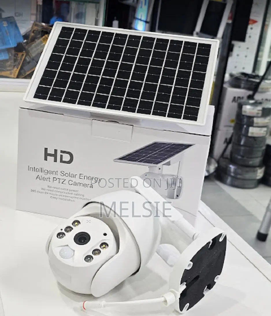 Ubox Wifi Solar Camera - Pir Motion Detection With Real-Time Alerts
