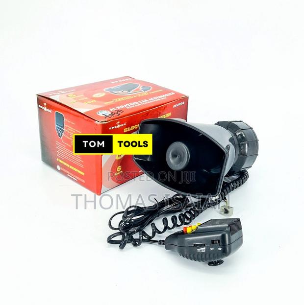 50w 12v 6 Tone Electronic Siren With Microphone
