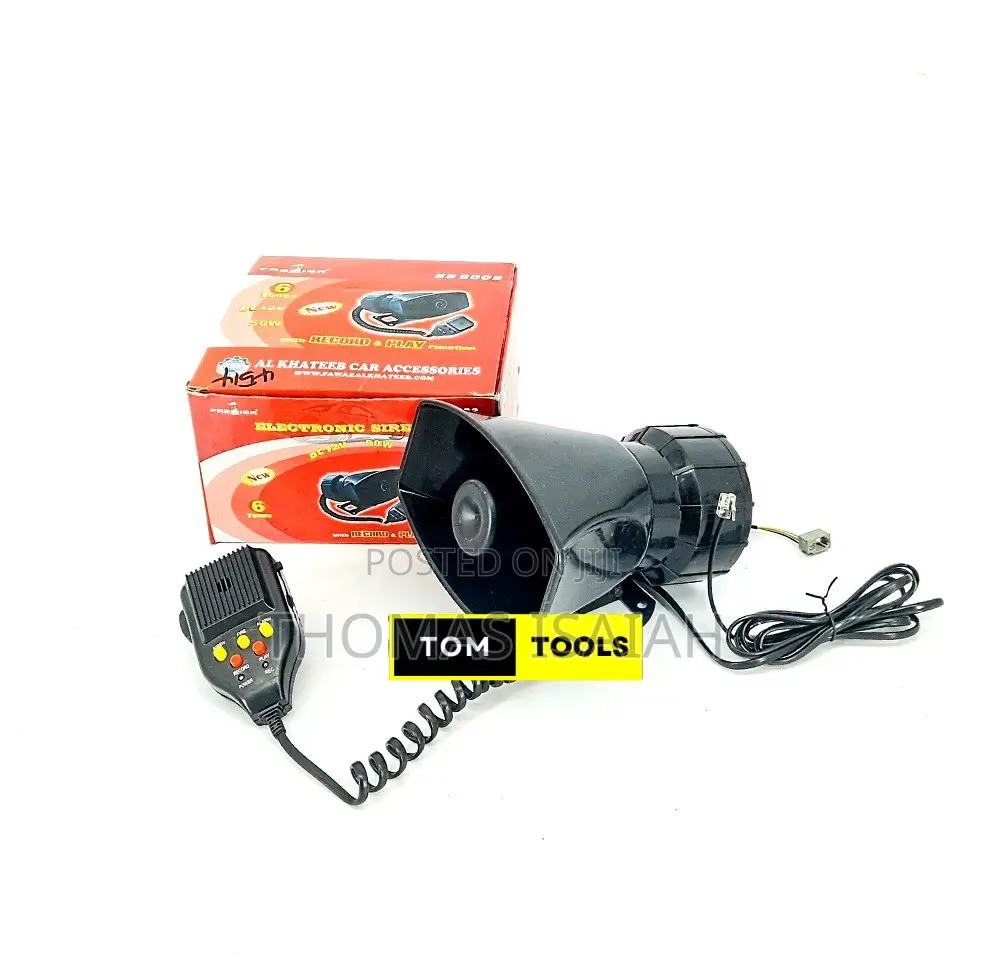 50w 12v 6 Tone Electronic Siren With Microphone
