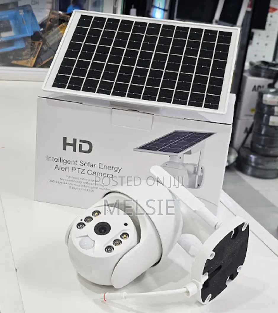 Ubox Solar Camera CCTV Kit Outdoor 360 PTZ With Infrared Night Vision