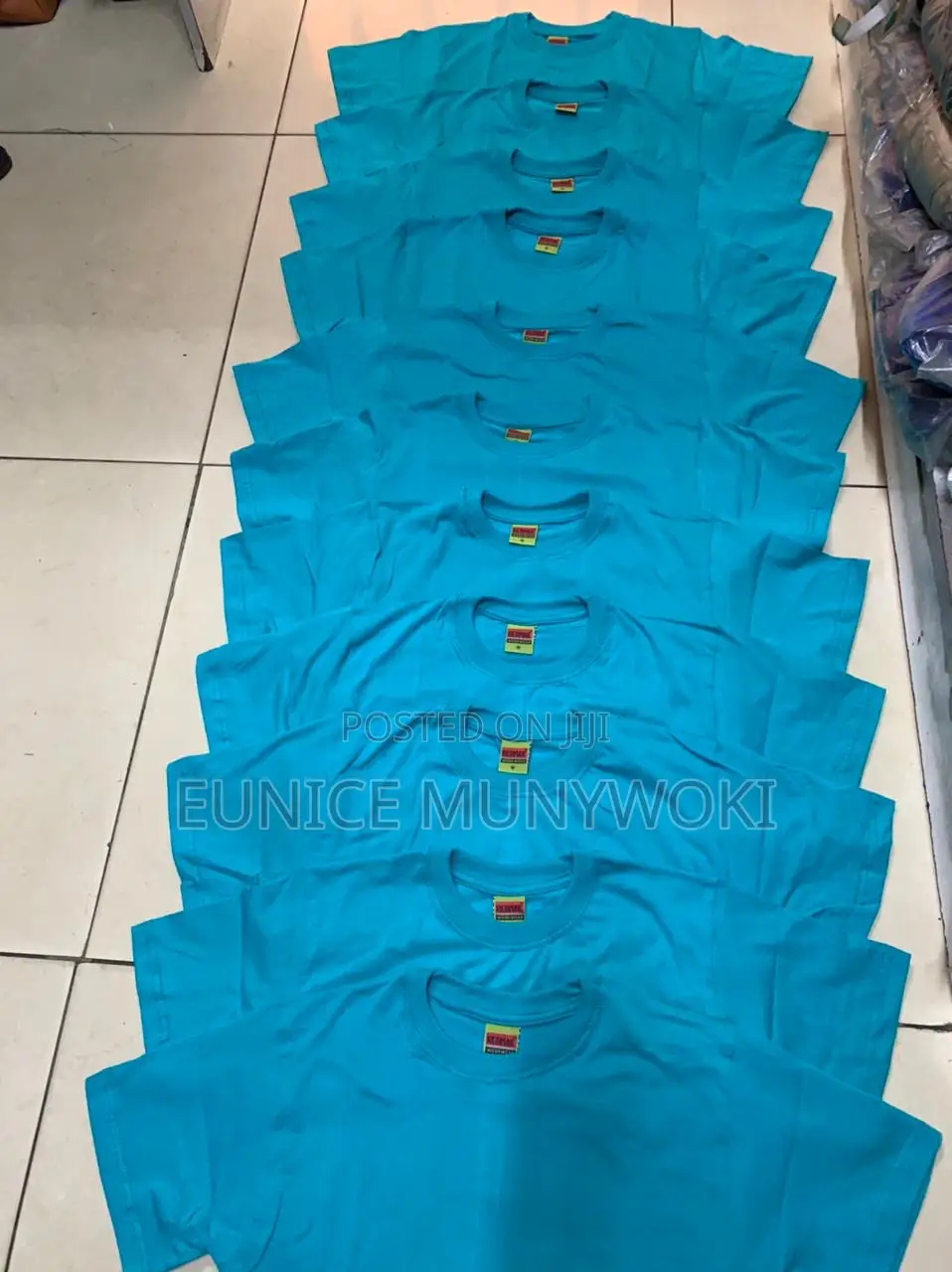Cotton Tshirt Teal Green