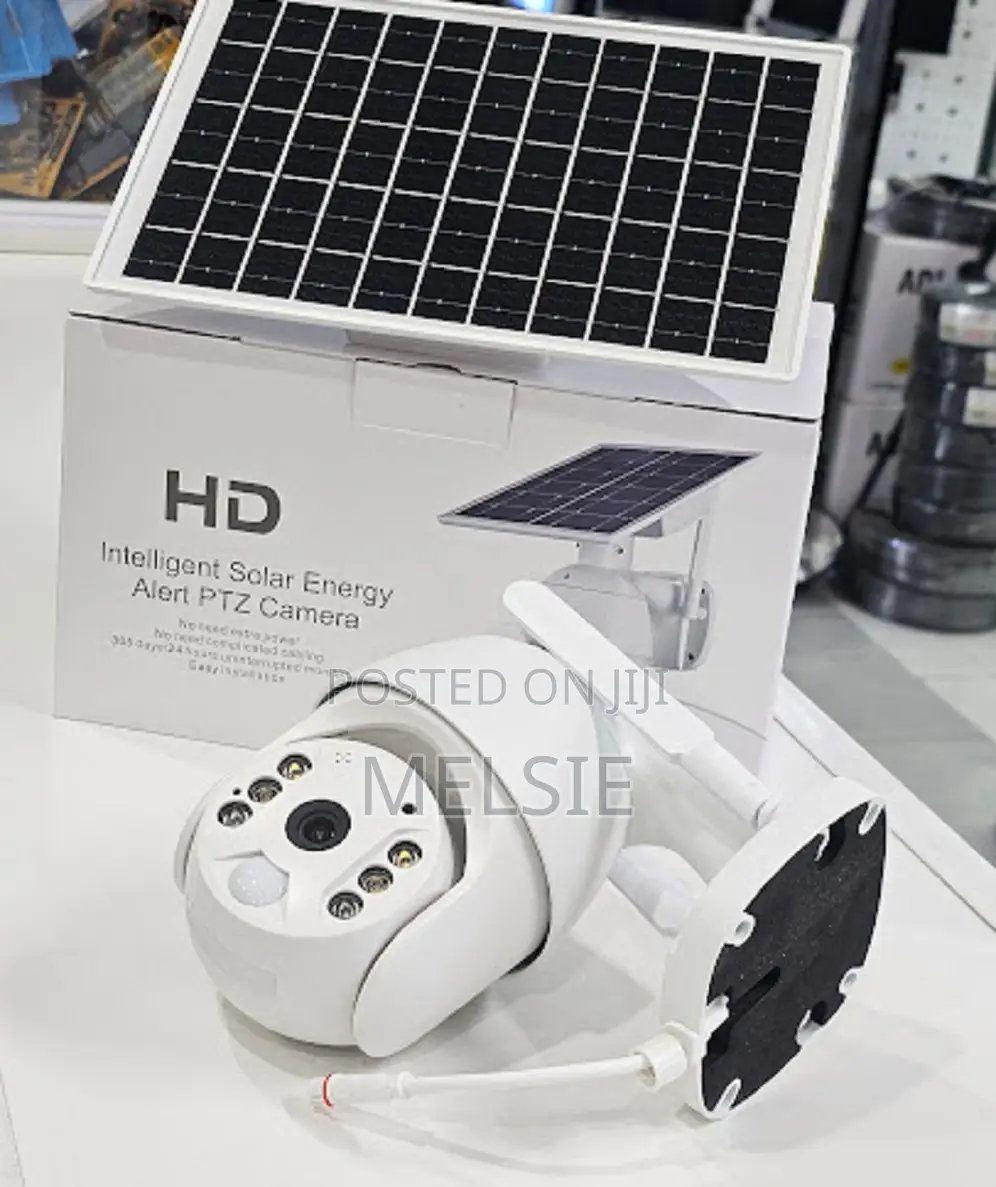 4g Smart PTZ Ubox Outdoor Wireless Camera -( Security CCTV Solar Cam