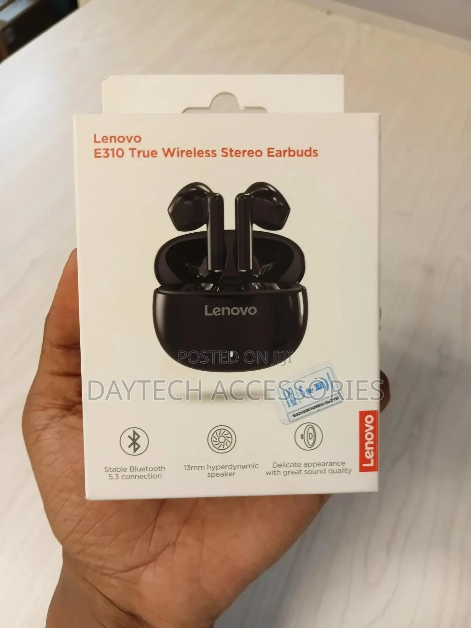 The Lenovo E310 True Wireless Stereo Earbuds.